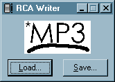 RCA Writer screen shot